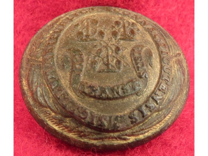 Connecticut State Seal Button